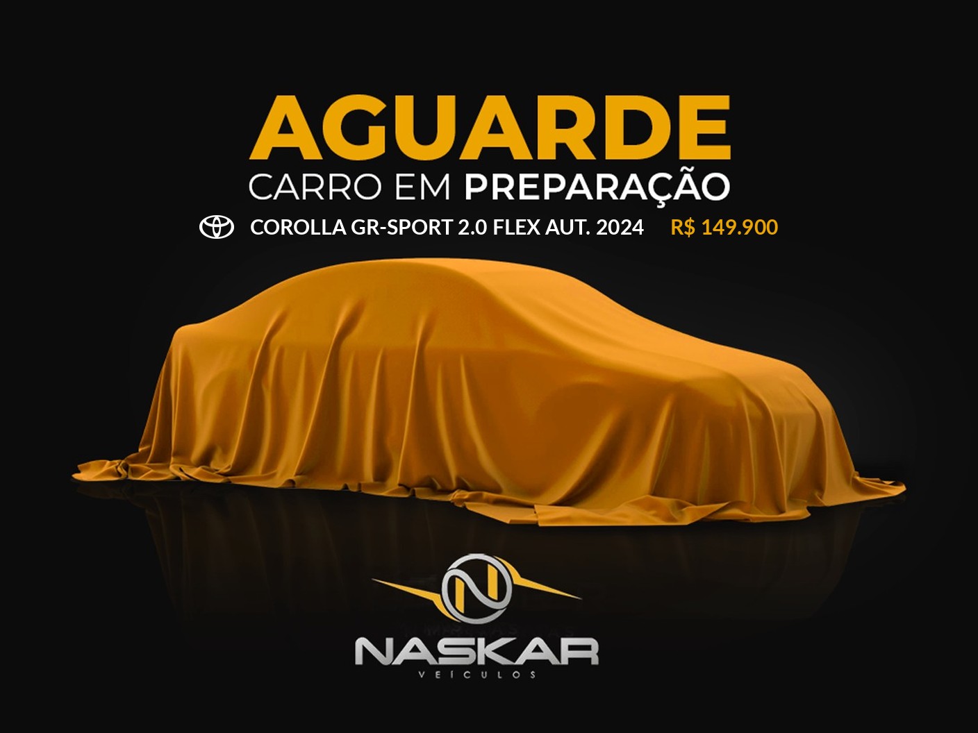 TOYOTA COROLLA GR-SPORT 2.0 FLEX AUT. 2024 — fotos em breve